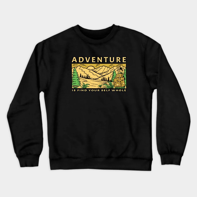 Adventure addict Crewneck Sweatshirt by iwanmust98